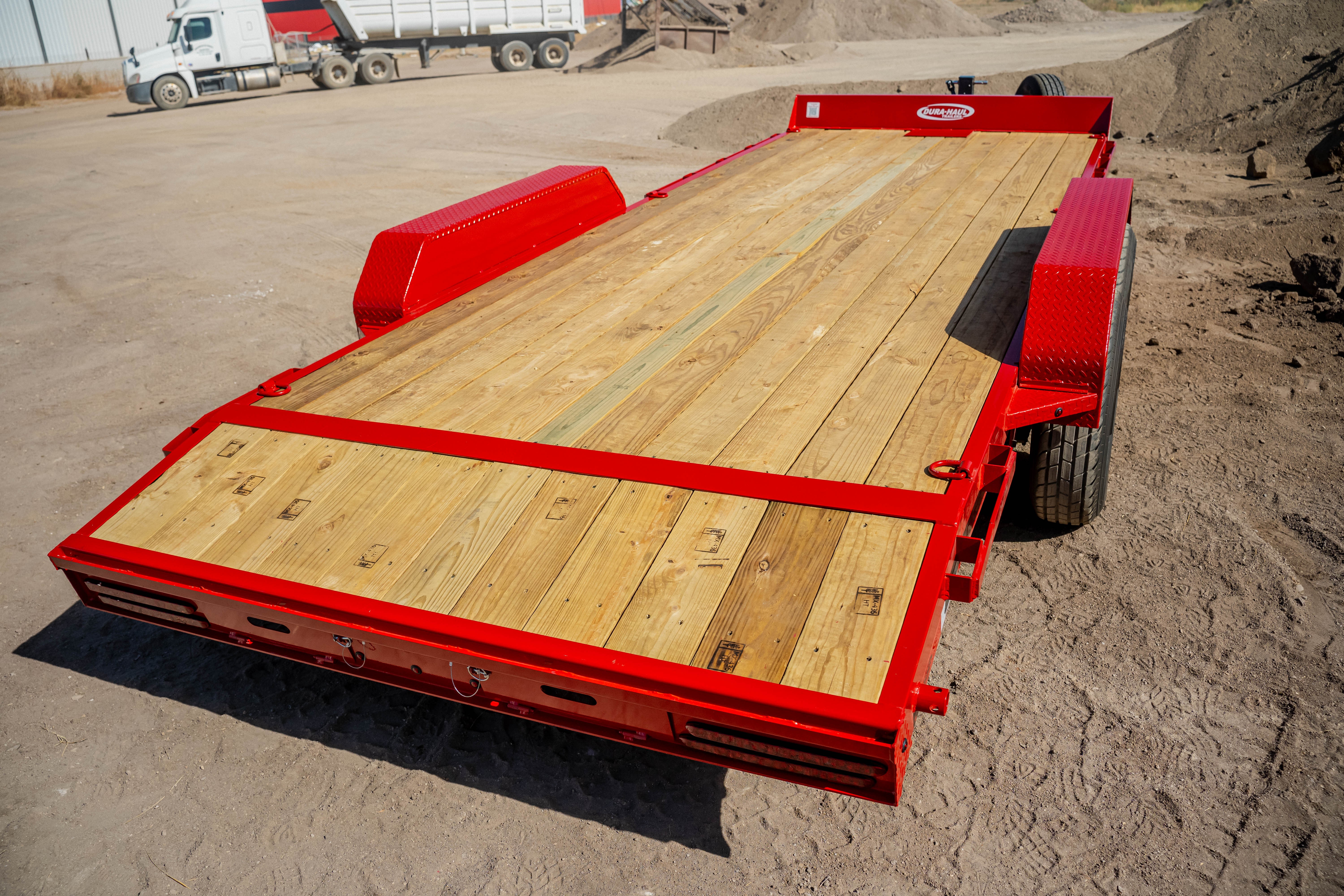 2026 DuraHaul Equipment Hauler 20' Stand Up Ramps 7k Axles