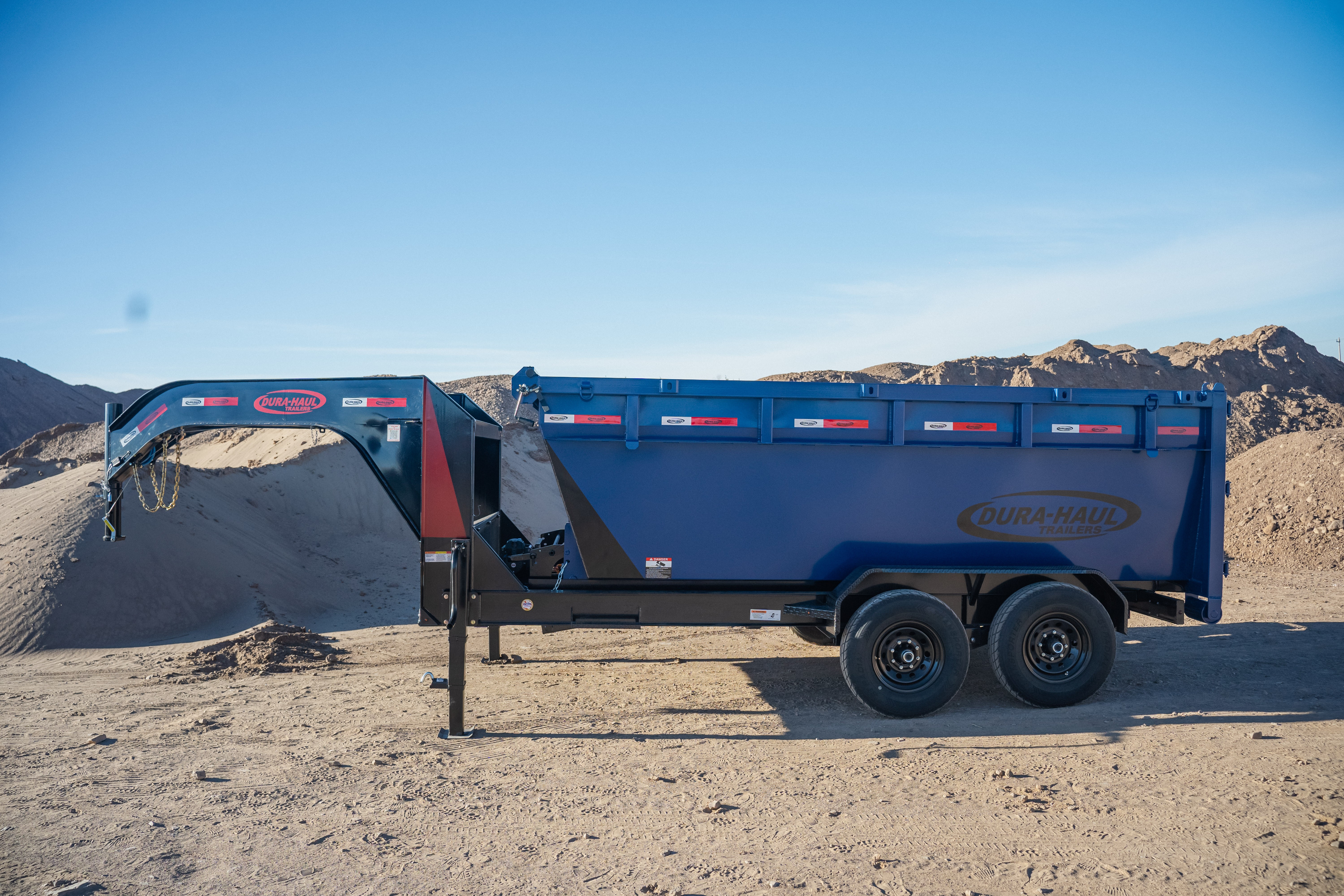 2026 DuraHaul 7x16 Gooseneck Roll-Off Trailer 8K Axles