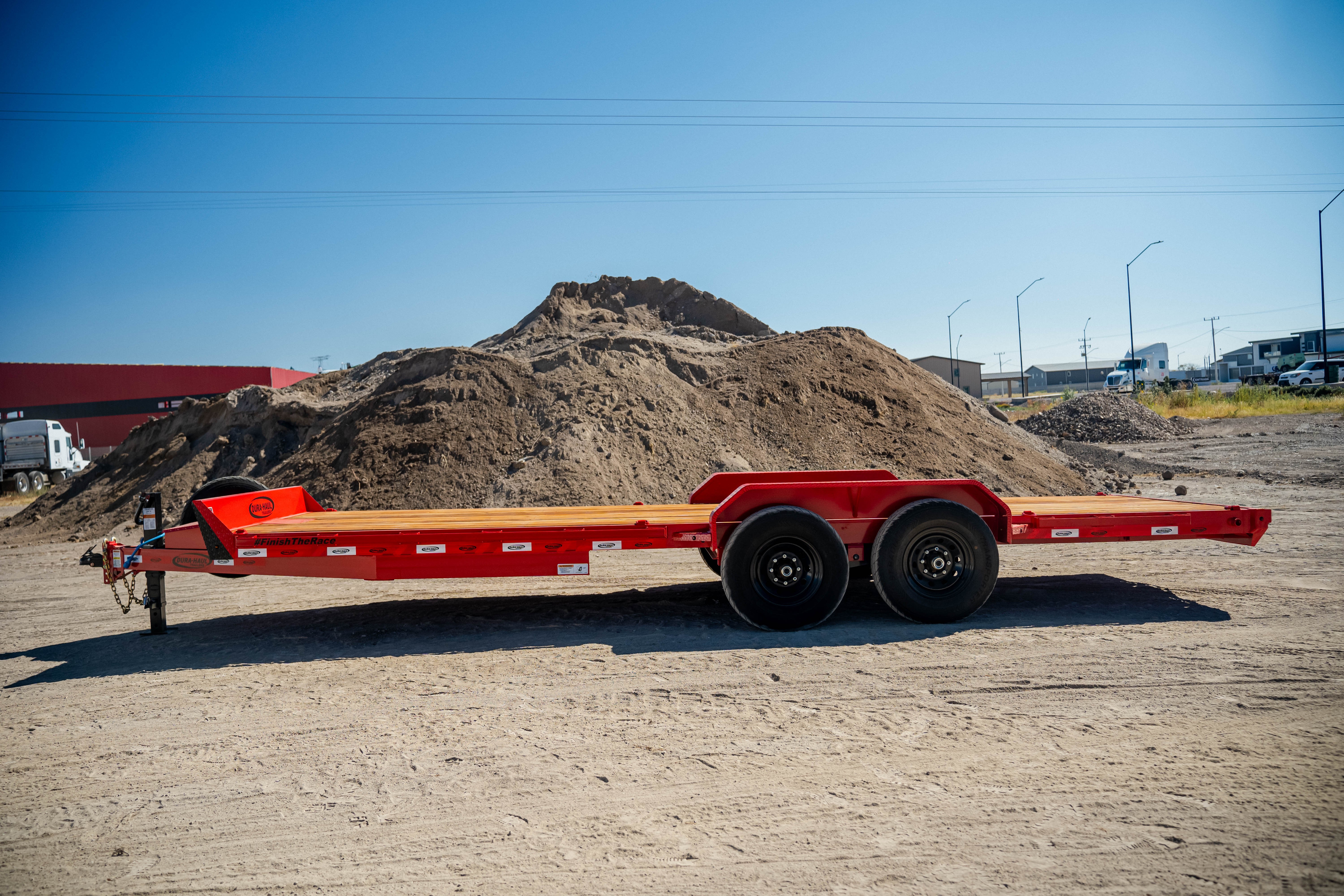 2026 DuraHaul Equipment Hauler 18' Slide Out Ramps 7k Axles